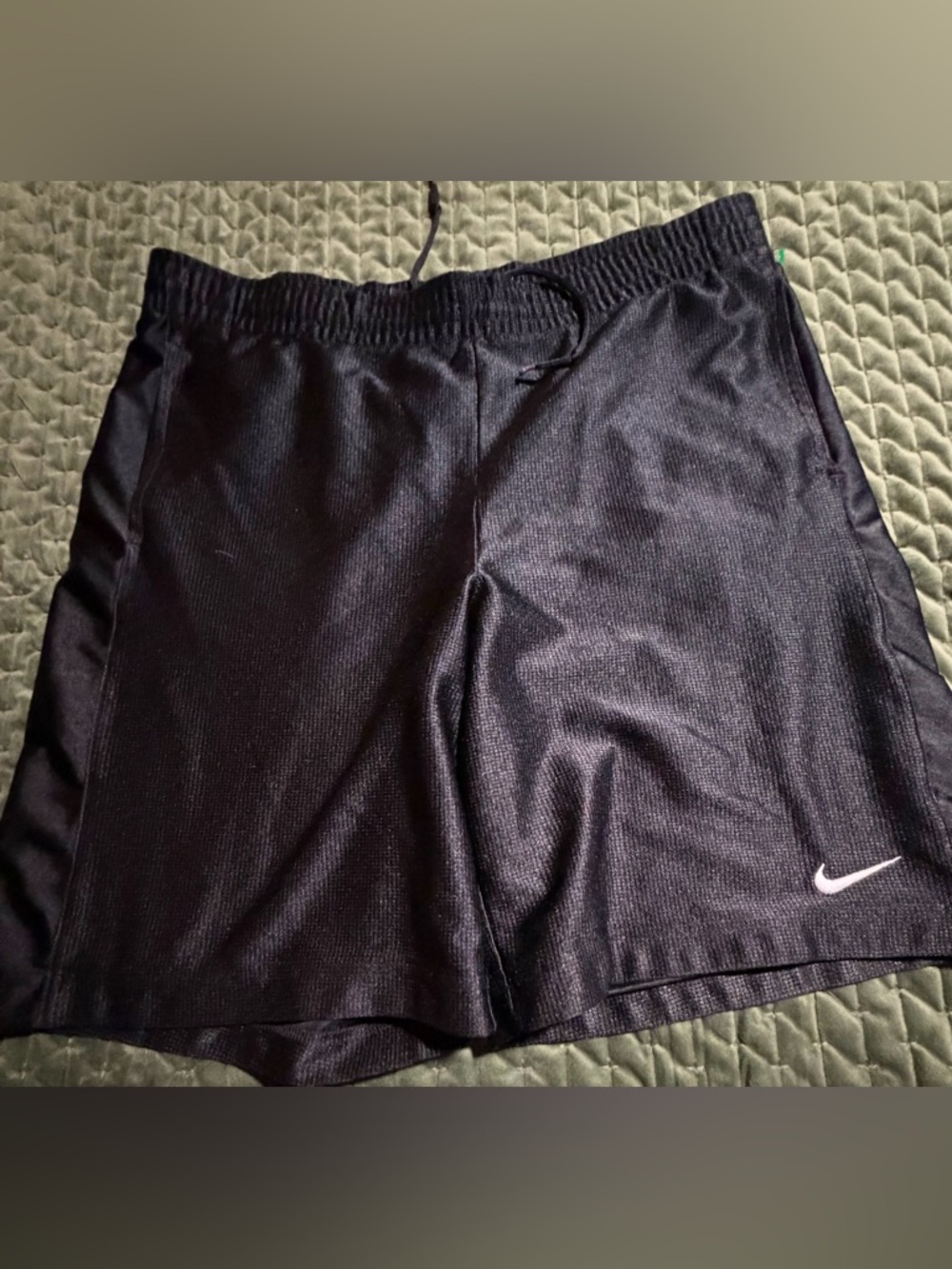Nike Basketball black shiny dazzle shorts size‎ large